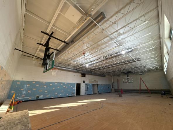 ECC - Gym HVAC Duct in Progress