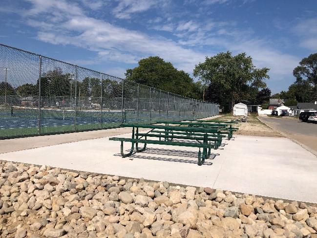 CES - Tennis Court Seating Area